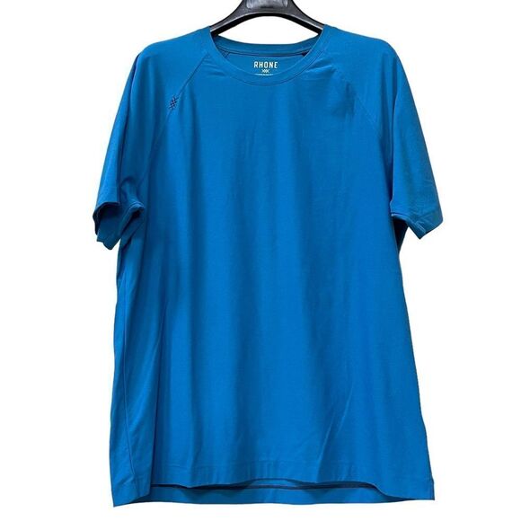 RHONE Reign Short Sleeve Sweat Wicking UPF 50 Shirt L - Picture 6 of 6